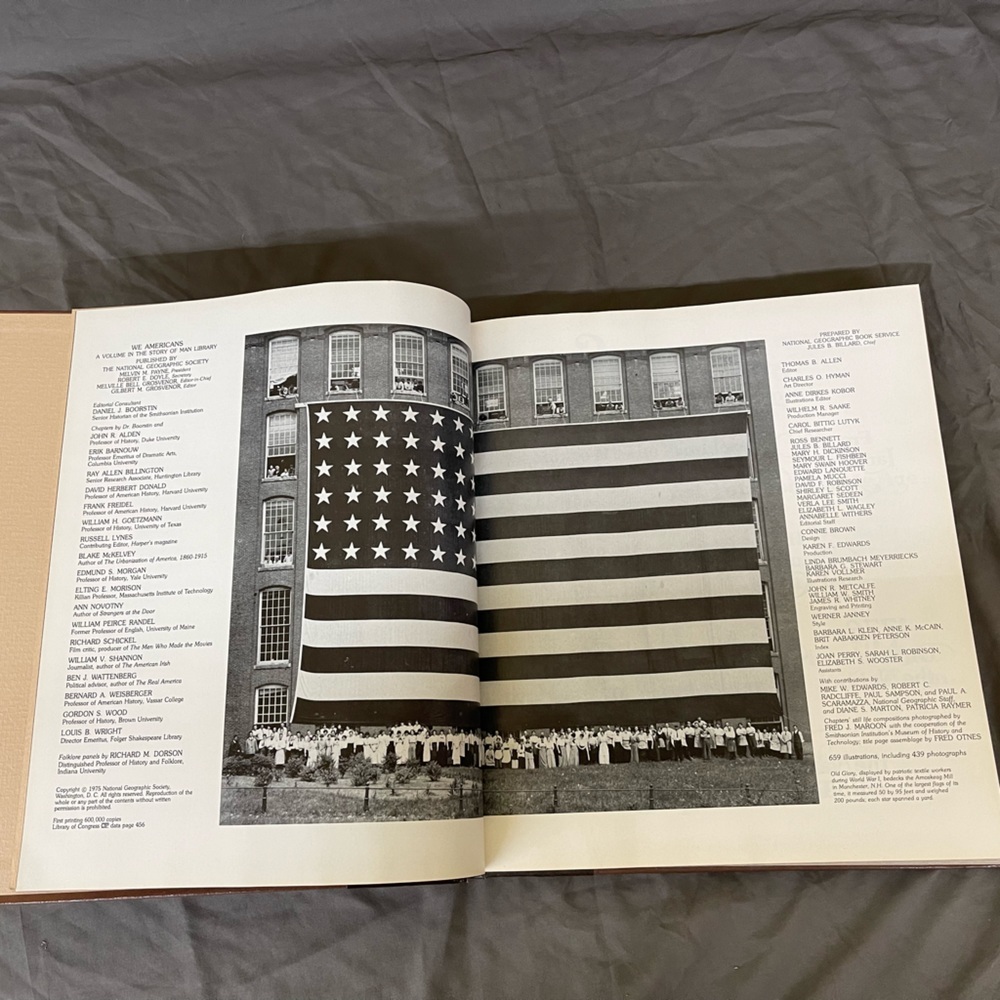 Vintage 1975 National Geographic We Americans Coffee Table Book hardcover - Picture 5 of 11